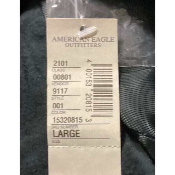 American Eagle Outfitter jacket plaid lining women’s L black - Picture 7 of 7